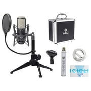 AKG P420 Podcast Podcasting Recording Microphone+Stand+Shockmount+Pop Filter