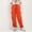 F-272Orange, variant on ZHOGXU Big Girls Boys Cargo Pants With Pockets Drawstring Elastic Waist Solid Color Loose Fit Comfortable Trousers For Outdoor Activities Blue 7-8 Years