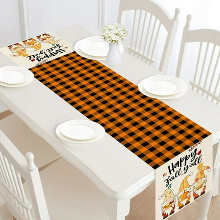 

Thanksgiving Table Runner Fall Thanksgiving Table Runner For Party For Farmhouse Kitchen Home Dining Coffee Table