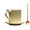 Yellow, variant on Bone china mug, set, handmade coffee cup, floral mug, 12.5 Oz, yellow, with rose gold spoon and coaster, for women, Valentine's Day, holiday gift.