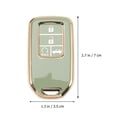 thumbnail image 2 of LABRIMP 2-Pack Rectangular Remote key Assorted Colors for Everyday Use Replacement, 2 of 8