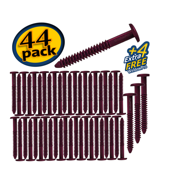 Window Shutters Panel Peg Lok Pin Screws Spikes 3 inch 48 Pack