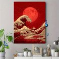 thumbnail image 4 of Qisvanset 12x16 Inch Vibrant Ostrich Portrait Canvas Print Wall Art, 4 of 5