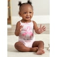 thumbnail image 4 of Gerber Baby Girl Tank Onesies Bodysuits, 4-Pack, Sizes Newborn - 24 Months, 4 of 14
