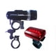 thumbnail image 2 of Juego de faros delanteros de bicicleta 5LED a prueba de agua + Juego de luces traseras de seguridad traseras para bicicleta 5LED, 2 of 8