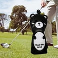 thumbnail image 4 of Funda protectora para cabeza de Golf, funda para cabeza de palo de Golf, bonito oso duradero, piel sintética suave FW kusrkot Cubierta de la cabeza del palo de golf, 4 of 8