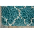 thumbnail image 4 of Nourison Amore Shag Aqua 10' x 13' Area Rug, (10x13), 4 of 5