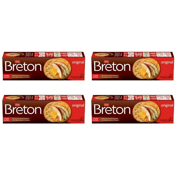 Dare Breton Original Crackers, 200g (4 Pack)