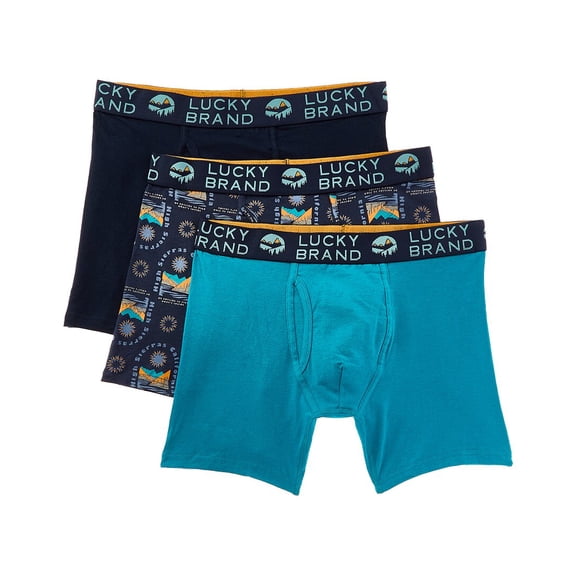 Lucky Brand 3pk Stretch Boxer Brief, S