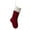 Red, variant on HBBKVI Knitted Christmas Stockings, Wool Christmas Socks Candy Gift Bags, Fireplace Hanging Ornaments Xmas Party Decorations