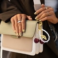 thumbnail image 7 of Farcauo Cherry Keychain Fashion Bag Charms Cute Pearl Keychains for Women Kawaii Red Purse Charm Car Keyrings, 7 of 7