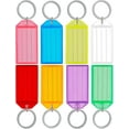 thumbnail image 1 of 20 Strong Plastic Packaging Labels With Split Ring Window Labels, Various Colors, 1 of 1