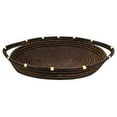 thumbnail image 4 of Rwanda Natural Sweetgrass and Rafia Oval Tray, 4 of 4
