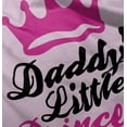 thumbnail image 4 of Daddy's Little Princess Girly Tiara Youth T Shirt Tee Girls Infant Toddler Brisco Brands 6M, 4 of 5