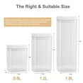 thumbnail image 3 of Gustave Airtight Food Storage Containers Kitchen Plastic Cereal Keeper Pantry Organization Container for Spaghetti Snack Nut Sugar "0.8L", 3 of 9