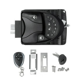 Black Rv Keyless Entry Door Lock Latch Handle Knob Deadbolt New Camper Trailer