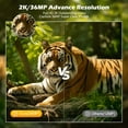 thumbnail image 3 of CAMPARK Trail Camera 2K 36MP Deer Game Hunting Camera with Infrared Sensors Motion Activated Infrared Night Vision Waterproof IP66 120° Wide Angle 2.0" LCD Trail Cam for Wildlife Monitoring, 3 of 10