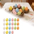 thumbnail image 2 of Décoration 22 Œufs de Pâques Œufs Tachetés Œufs Mous Tachetés comme Remplissage pour Style Rural Pâques et Fêtes Œufs de Pâques pour Décoration Saisonnière, 2 of 8