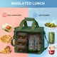 thumbnail image 5 of Bolsa térmica Iknoe, grande, 29 x 17 x 30 cm, 24 latas, militar, 5 of 5
