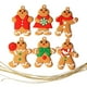 thumbnail image 1 of Adornos de hombre de jengibre, muñeco de hombre de jengibre tradicional, adorno colgante para árbol de Navidad, decoraciones navideñas, 6 uds., 1 of 8
