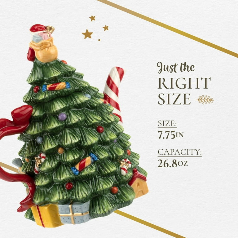 Spode Christmas Tree 250th Anniversary Edition Figural Tea Pot