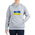 thumbnail image 1 of CafePress - I Stand With Ukraine Flag Emblem Map Pa Sweatshirt - Women's Hooded Sweatshirt, 1 of 1