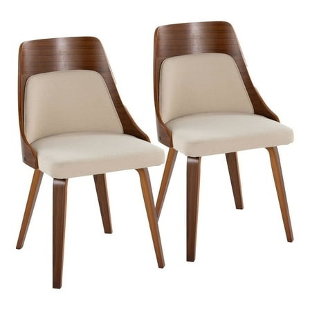 LumiSource Anabelle Bent Wood Chair - Set of 2