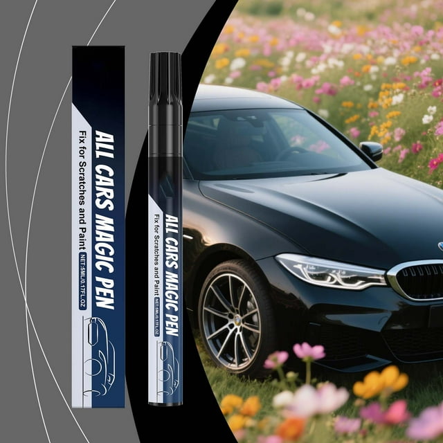 QIPOPIQ All Cars Magic Pen,Car Scratch Repair Pen Set, Quick Fix for Scratches and Paint Damage,Fits All Car Colors