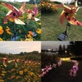 thumbnail image 4 of Solar Windmill Lights, 2 Pack Solar Wind Spinner Light Outdoor, 32 LED Colored Pinwheel Garden Lights for Yard Patio Christmas Decoration, 4 of 6