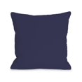 thumbnail image 1 of One Bella Casa 74711PL16O 16 x 16 in. Solid Color Outdoor Pillow - Midnight, 1 of 1