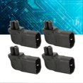 thumbnail image 4 of 4Pcs IEC320 C14 to IEC320 C5 Power Adapter 90 Degree Right Angle IEC320 C14 Male to C5 Female Power Adapter 250V, 4 of 5