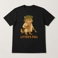 thumbnail image 3 of Funny Cat Litter’s Full Graphic T-Shirt, Unisex Classic Fit Cotton Tee, 3 of 9