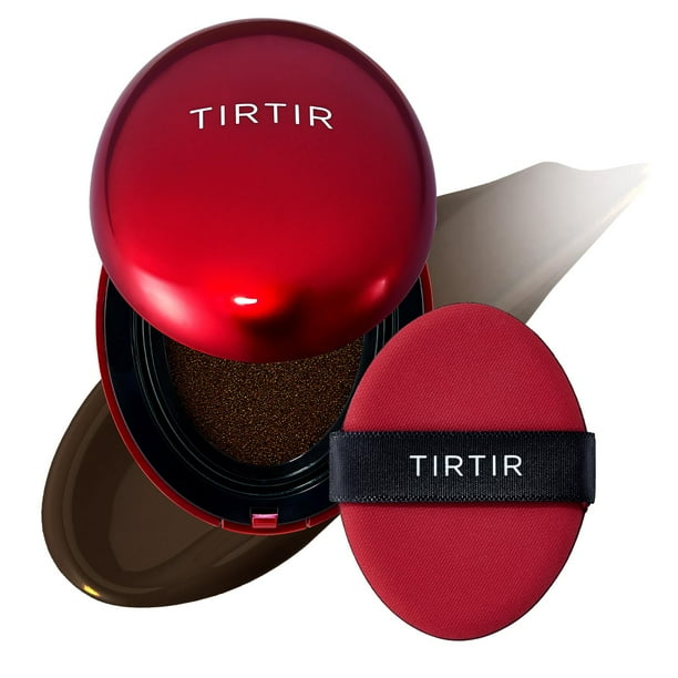 Mascarilla Tirtir de Cushion Foundation, color rojo 55N, espresso, 18,7 ml