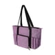 thumbnail image 4 of Bolsa de crochet, organizador de hilo, bolsa para agujas de tejer, suministros para crochet, bolsa de tela Oxford 600D vacía, bolsa de almacenamiento violeta, 4 of 9