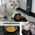 thumbnail image 3 of Cat Bowls Elevated Food and Water Bowl with Stand Anti Slip Cat Feeder Pet Feeder Bowls - Pearl White, 3 of 5