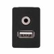 thumbnail image 4 of Puerto USB 3,5 mm Interfaz AUX Cable USB Cable AUX Apto para Toyota C2938 (1m), 4 of 5