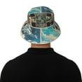 thumbnail image 5 of Sikiie Comic Airplane Cockpit Illustration Reflective Double-Sided Bucket Hat, Sun Hat, for Gardening, Beaching, Camping, Hiking, Fishing, 5 of 6