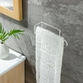 thumbnail image 3 of RUseeN Hand Towel Holder/Clear Hand Towel Rack - Acrylic Plastics Towel Ring Self Adhesive Towel Bar for Bathroom or Kitchen Wall (8 inch, Transparent), 3 of 6