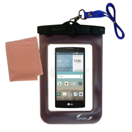 Gomadic Clean and Dry Waterproof Protective Case Suitablefor the LG Escape 2 to use Underwater
