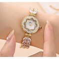 thumbnail image 7 of Luxury Rhinestone Accented Women's Quartz Wrist Watch - Stylish Timepiece - Water Resistant, Precise Timekeeping, Elegant Trendy Design, 7 of 7