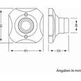 thumbnail image 2 of Led E27 Bulb Socket, Ceramic E27 Socket And Plastic Base, E27 Wall Socket, White E27 Socket With Ring For Hallway/ceiling/balcony Lighting, 2 of 5