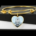 thumbnail image 3 of Good And Perfect Will of God Bible Verse Faith Heart Bracelet Bangle, 3 of 10