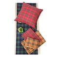thumbnail image 3 of Fennco Styles Rustic Tartan Plaid Cotton Decorative Throw Pillow 18" W x 18" L - Terracotta Plaid Cushion for Christmas, Couch, Home, Farmhouse and Office Décor, 3 of 7
