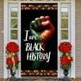 thumbnail image 3 of Colorful Design Black History Banner African Display Fist Symbol Firework Pattern African Backdrop for Black History Month Events Cultural Celebrations School Assemblies, 3 of 9