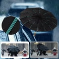 thumbnail image 3 of Unique Bargains Collapsible Portable Windproof Folding Umbrella Light Blue, 3 of 6
