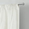 thumbnail image 3 of Better Homes & Gardens Woven Slub Rod Pocket Light Filtering Curtain Panel, 1-Piece, White, 52" W x 84" L, 3 of 5
