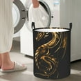 thumbnail image 5 of Honeii Golden Dragon Tattoo Art Print Laundry Hamper Basket,Baby Nursery Woven Storage Basket for Toys Bin,Pillows,Blankets,Clothes-Medium, 5 of 6