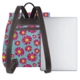 thumbnail image 3 of Yiaed Daisies Flowers Print Laptop Backpack for Women Slim Computer Bag Work Travel College Backpack Purse Fits 14 Inch Notebook, 3 of 4