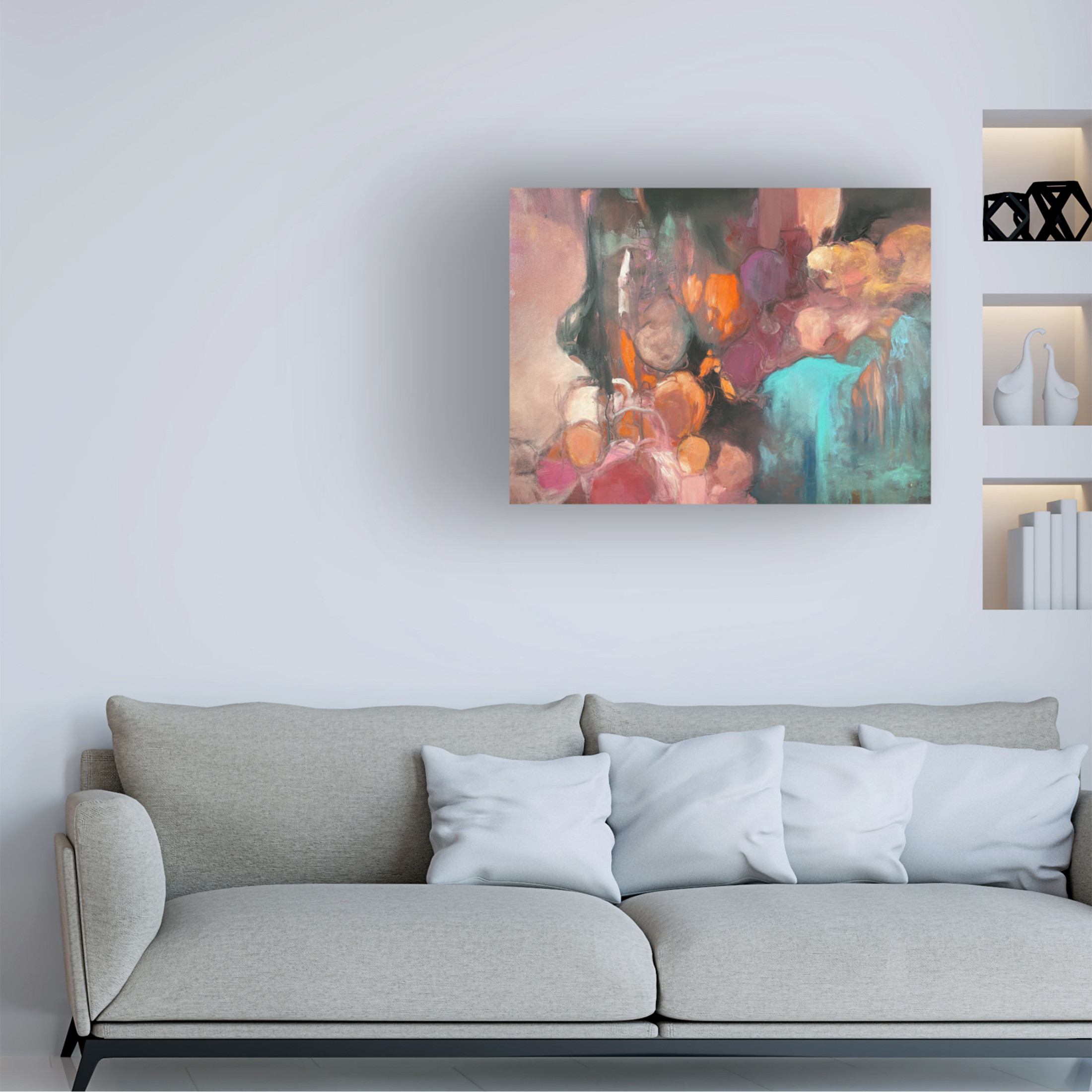 Canvas Wall Art - Julia Purinton 'A Piece Of My Heart' Wall Art for Living Room, Bedroom, or Office D?cor by Trademark Fine Art - 24 x 18 Inches