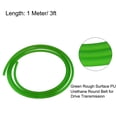 thumbnail image 2 of Unique Bargains Courroie Ronde de Transmission PU 3 Pieds 3mm Haute Performance Courroie Uréthane Verte pour Machine de Liaison à Convoyeurs Séchoir 3 Pcs, 2 of 3